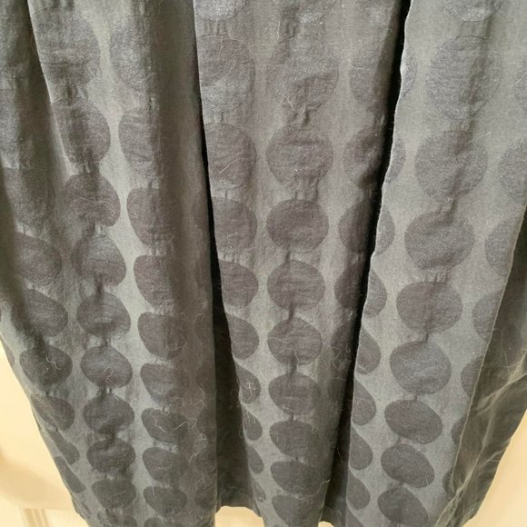 🌷3 for$20🌷Divided H&M, US 4, Black on Black Polka Dot Bow Fit & Flare Dress - Picture 5 of 9